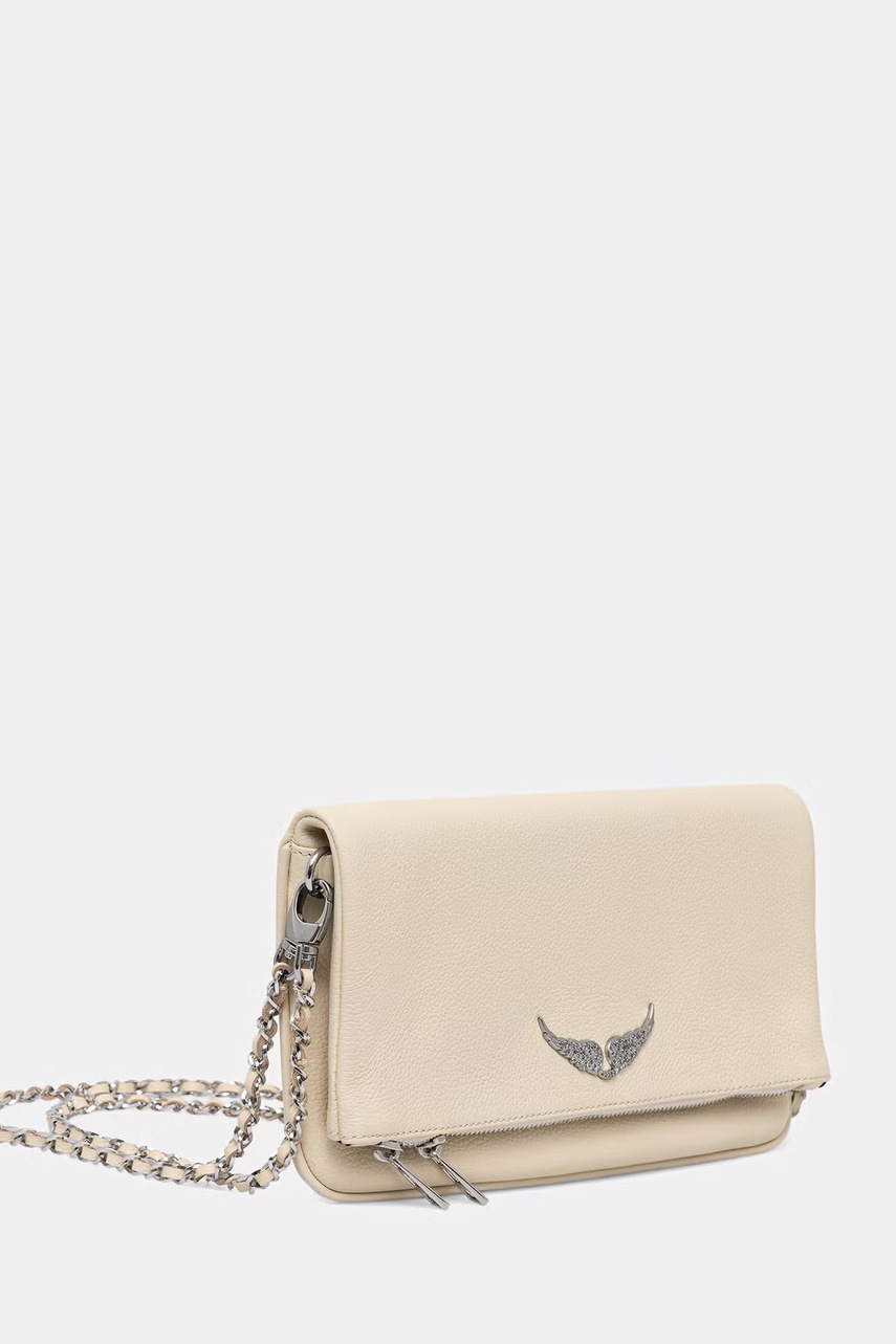 Zadig&Voltaire μικρή τσάντα γυναικεία δερμάτινη ROCK GRAINED LEATHER