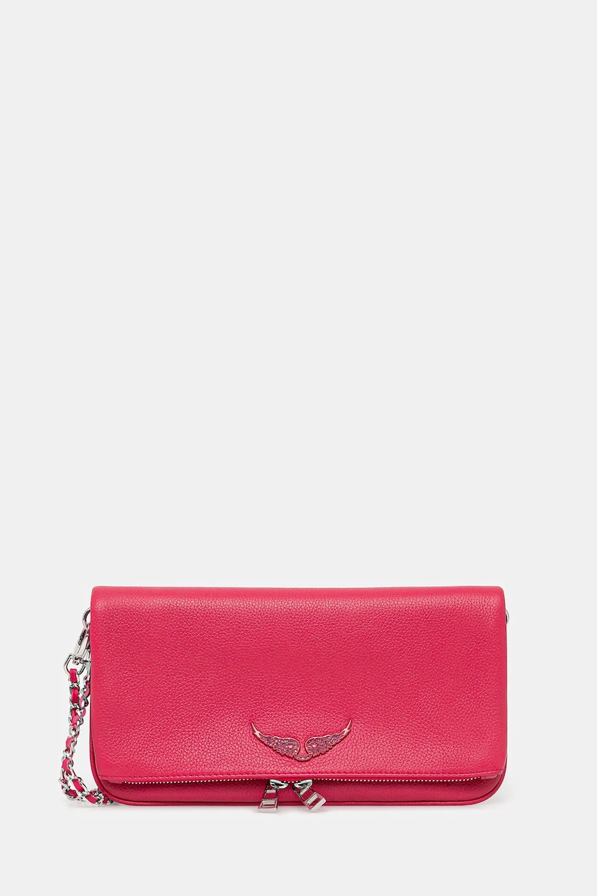 ZADIG&VOLTAIRE geantă de piele culoarea negru, LWBA00001 ZADIG&VOLTAIRE geantă de piele culoarea negru, LWBA00001