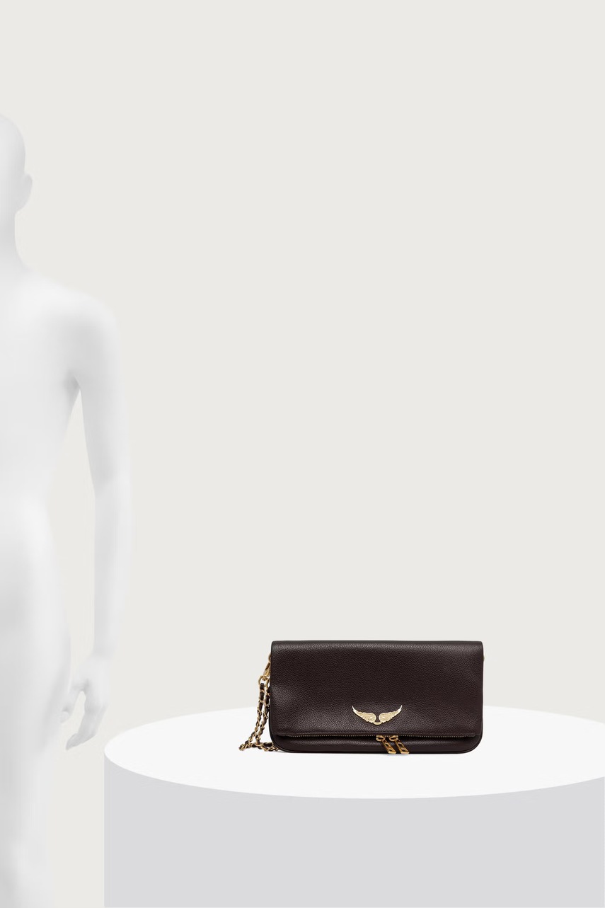 Zadig&Voltaire Zadig&Voltaire μικρή τσάντα γυναικεία δερμάτινη ROCK GRAINED LEATHER - 7
