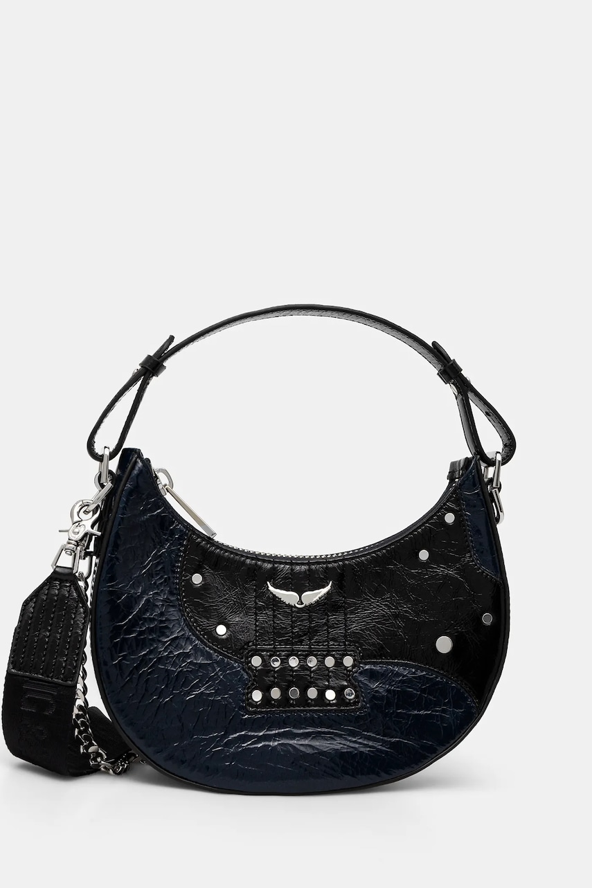ZADIG&VOLTAIRE poseta de piele culoarea negru, LWBA02539 ZADIG&VOLTAIRE poseta de piele culoarea negru, LWBA02539