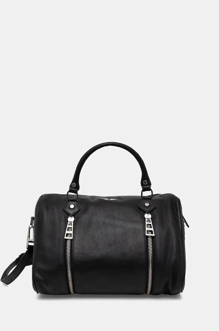 ZADIG&VOLTAIRE poseta de piele culoarea negru, LWBA00146