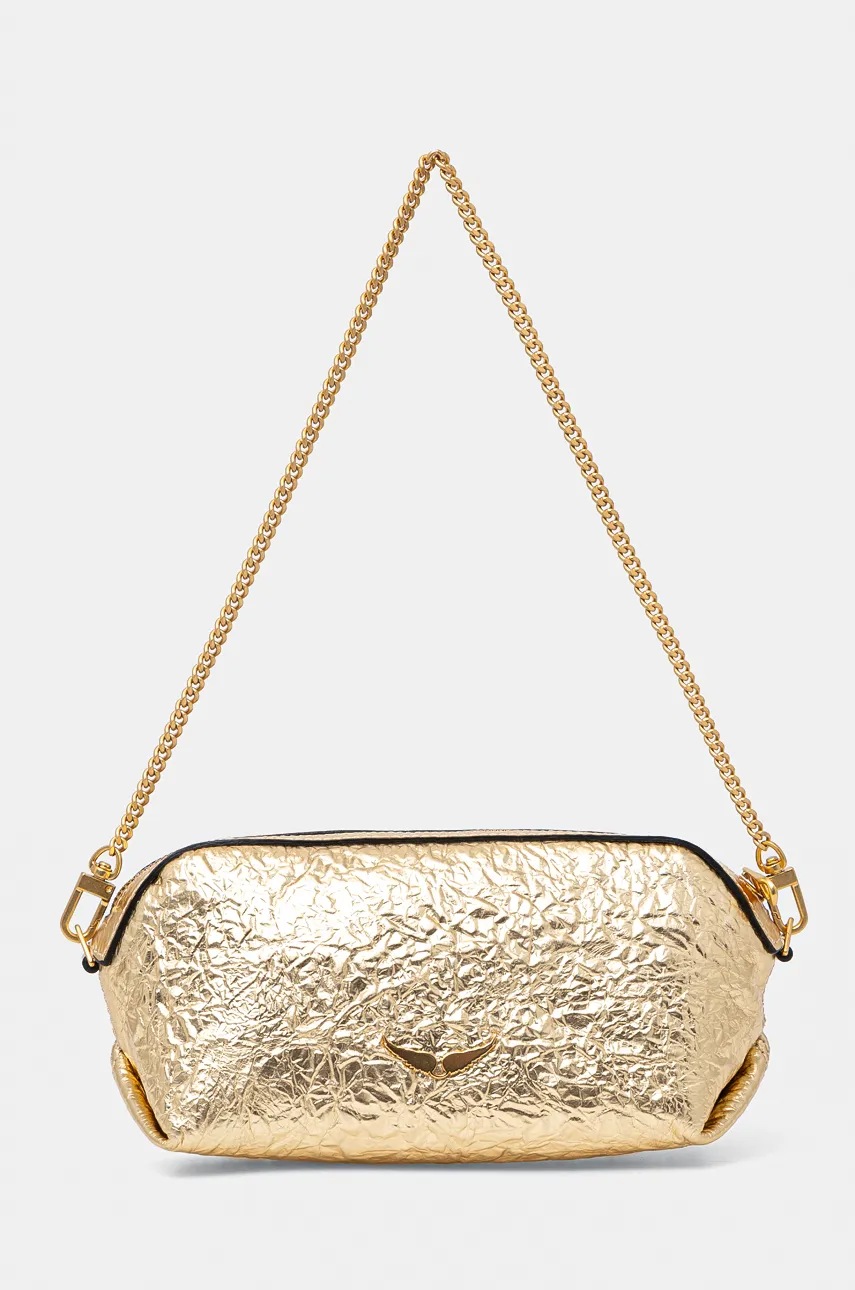 

Кожена чанта ZADIG&VOLTAIRE в златисто LWBA02570, Злато
