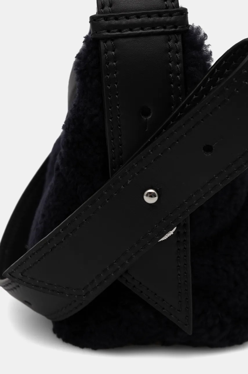 Μάλλινη τσάντα μωρού ZADIG&VOLTAIRE χρώμα: μαύρο, LWBA02550 φωτογραφία