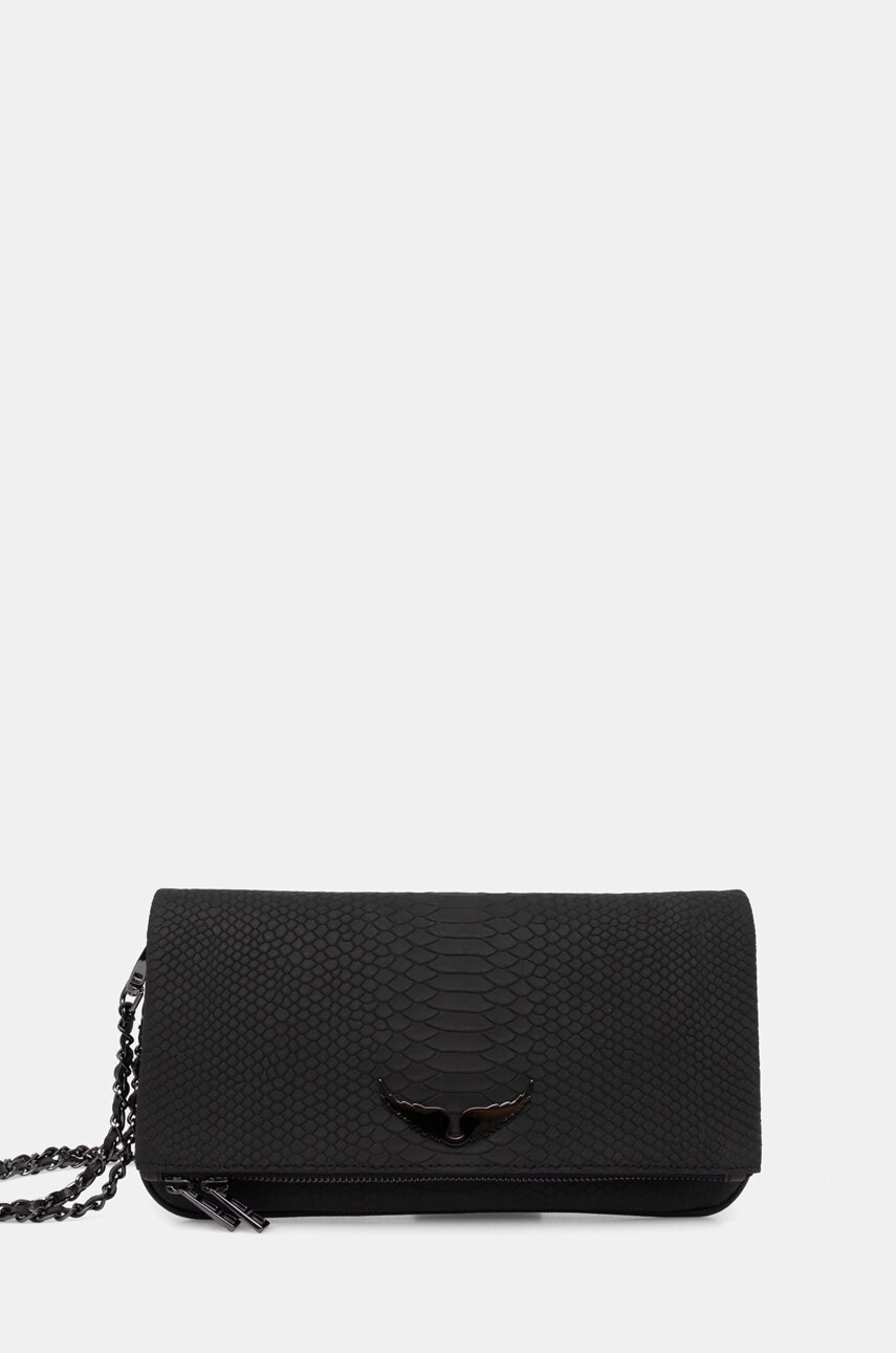 

Кожена чанта ZADIG&VOLTAIRE в черно LWBA02223, Черен
