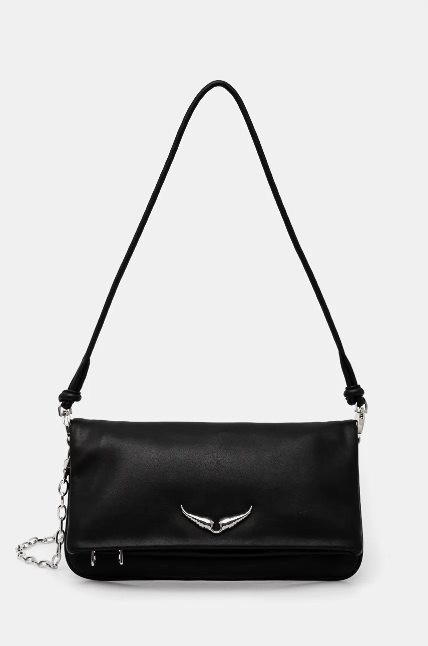 

Кожена чанта ZADIG&VOLTAIRE в черно LWBA02411, Черен