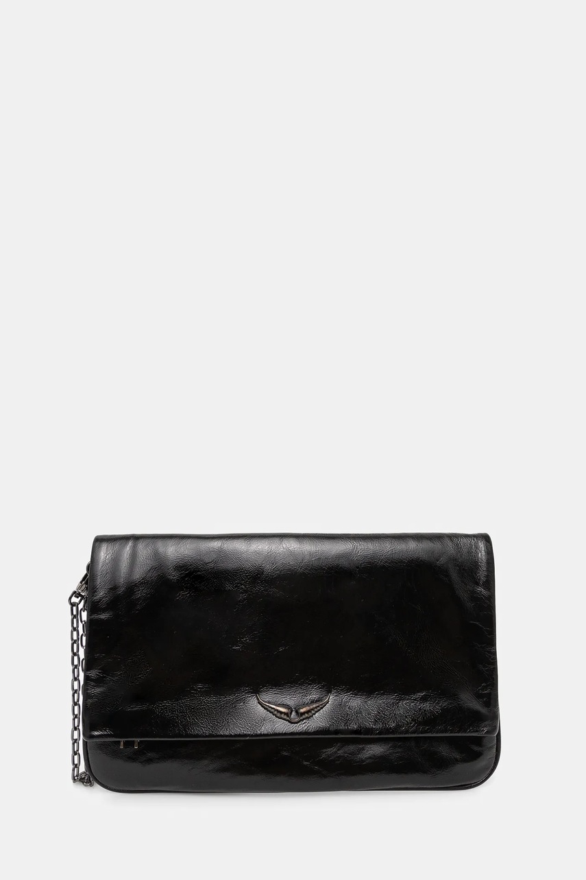 

Кожена чанта ZADIG&VOLTAIRE в черно LWBA02530, Черен