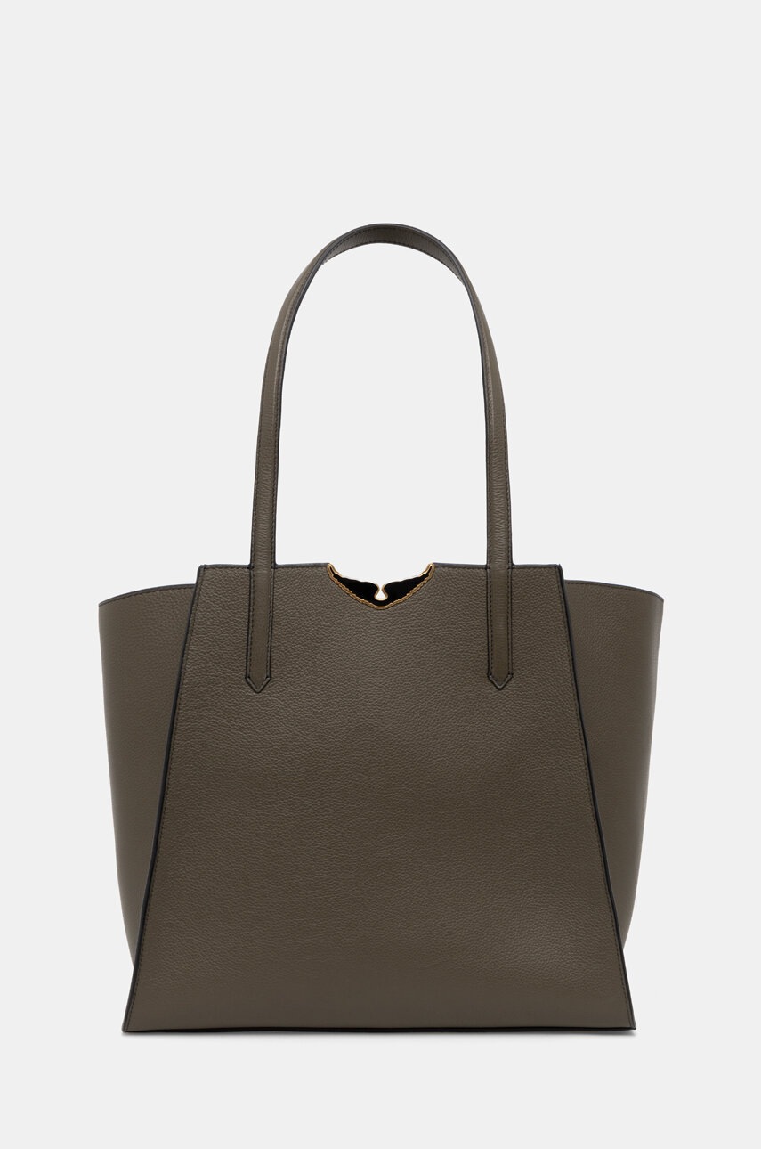 

Кожена чанта ZADIG&VOLTAIRE в зелено LWBA02264, Зелен
