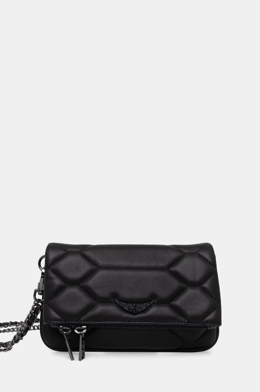 

Кожен клъч ZADIG&VOLTAIRE в черно LWBA00052, Черен