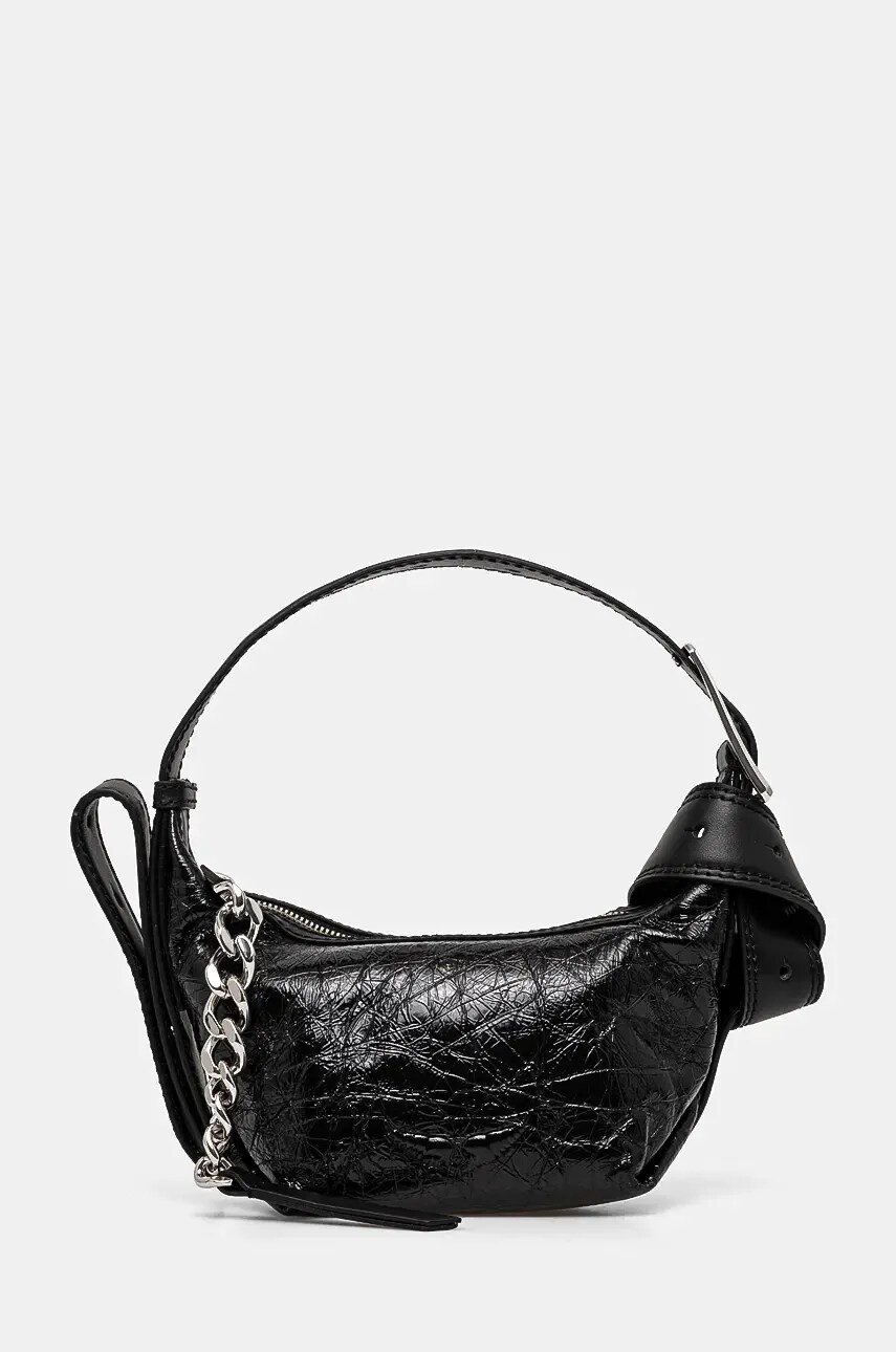 ZADIG&VOLTAIRE poseta de piele culoarea negru, LWBA02548