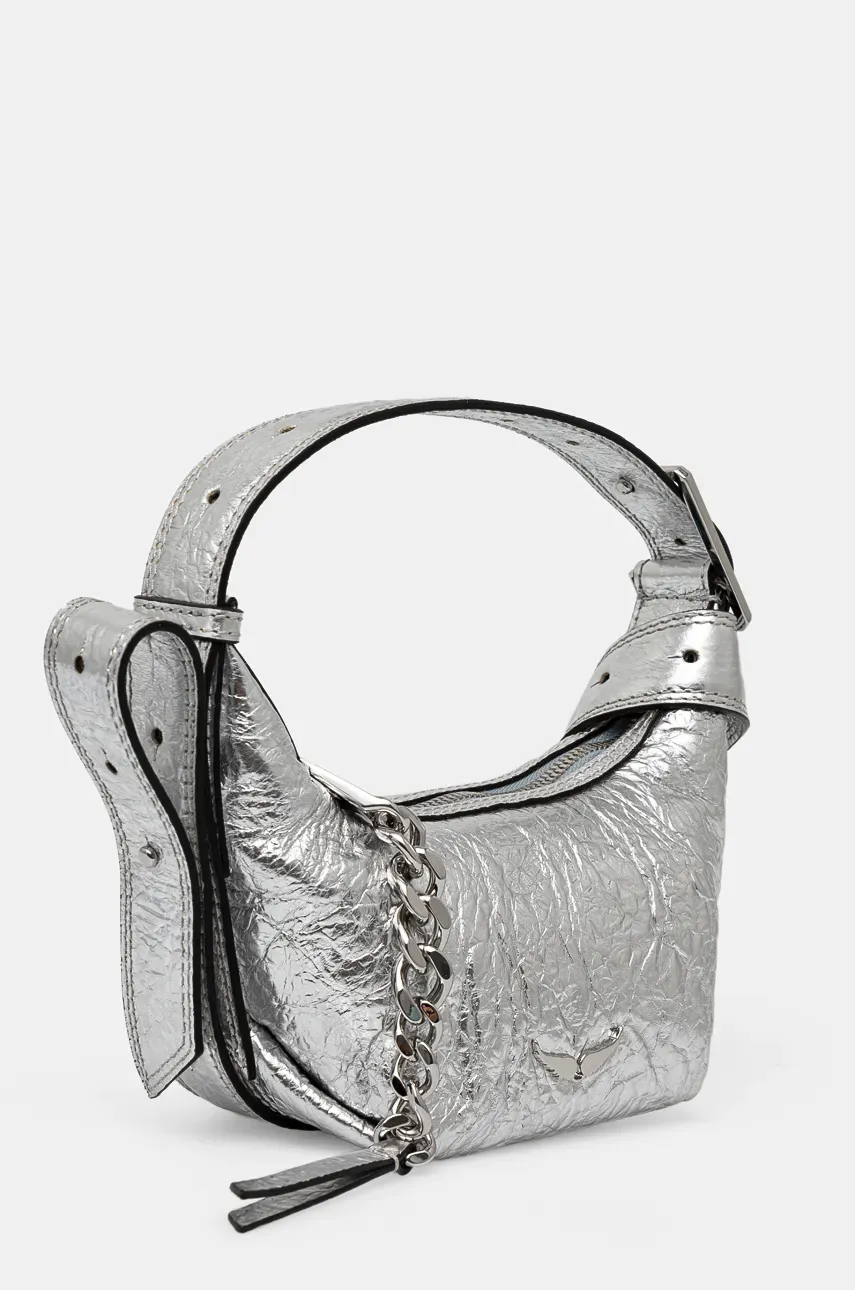 Сумочка ZADIG&VOLTAIRE цвет серебрянный LWBA02580 Сумочка ZADIG&VOLTAIRE цвет серебрянный LWBA02580