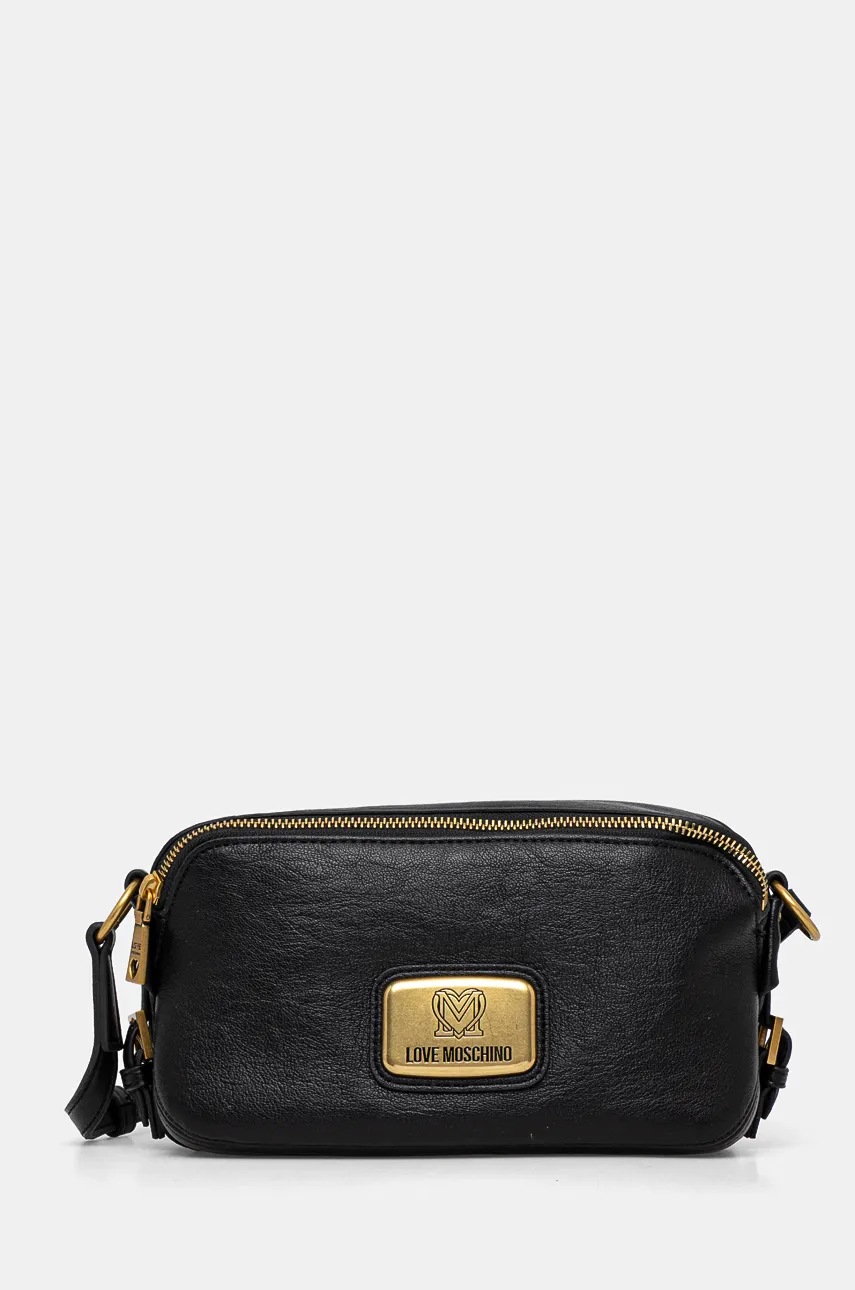 Kabelka Love Moschino černá barva, JC4272PP0L