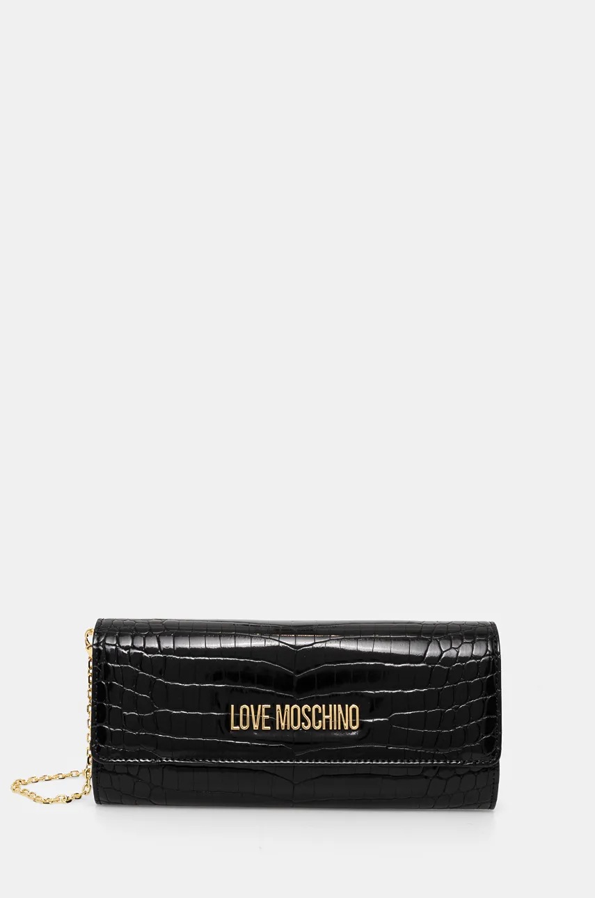 

Клъч Love Moschino в черно JC4294PP0L, Черен