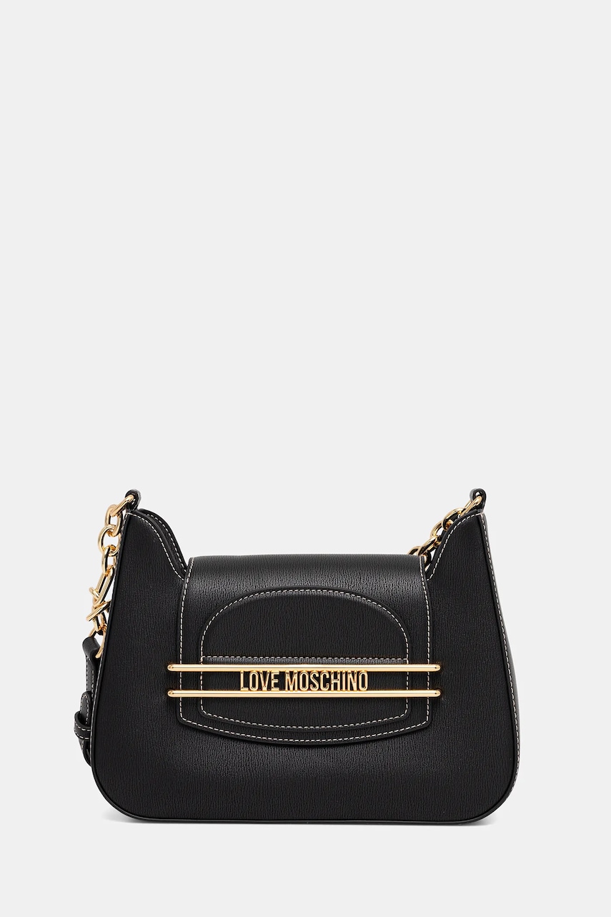 Love Moschino poseta culoarea alb, JC4347PP0L