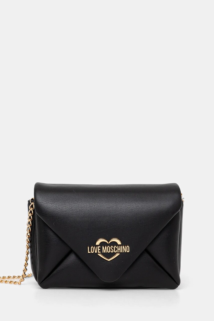 Love Moschino poseta culoarea negru, JC4349PP0L