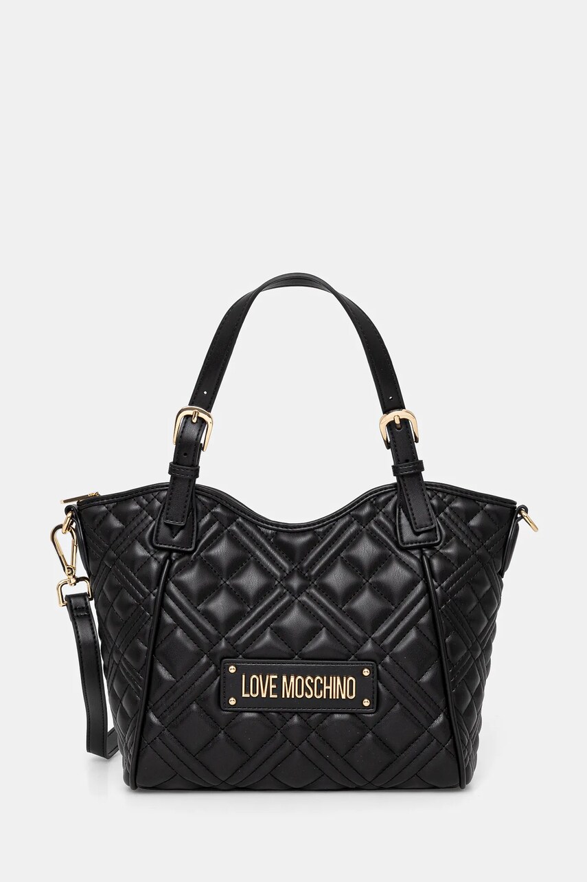 Love Moschino poseta culoarea negru, JC4371PP0L