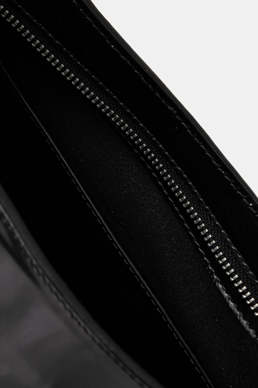 Δερμάτινη τσάντα By Far Suli χρώμα: μαύρο, MWBSB053CL017BK001PL φωτογραφία