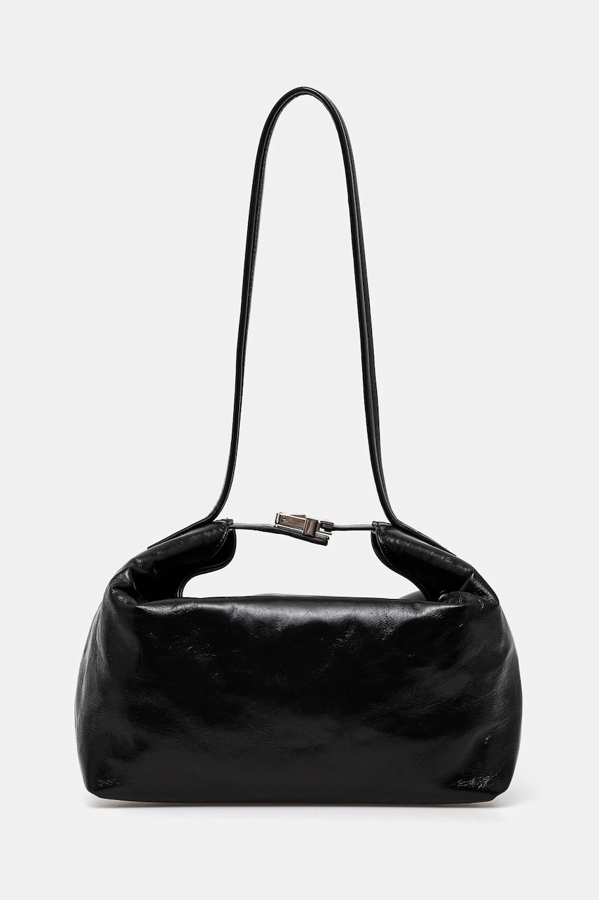 By Far poseta de piele Bea culoarea negru, MWBSB052LL002BK001PL
