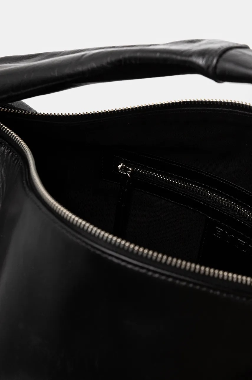 Δερμάτινη τσάντα By Far Maxi χρώμα: μαύρο, MWBSB022LL002BKPL φωτογραφία