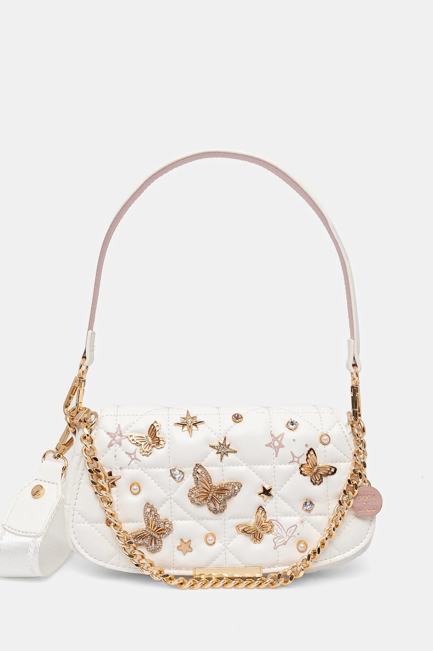 Aldo poseta GOODNEWSGLINDA culoarea alb, 13869391