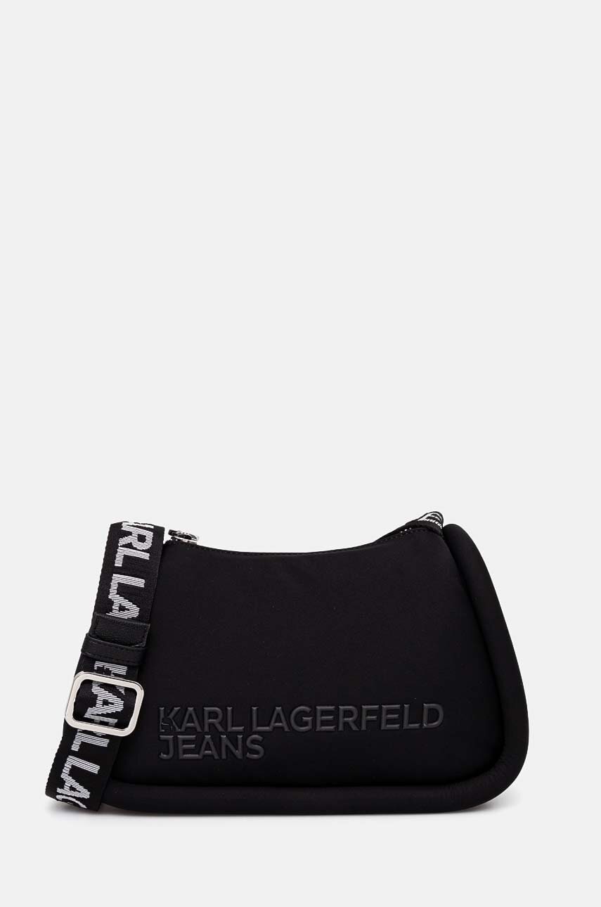 Karl Lagerfeld Jeans poseta culoarea negru, 246J3018 Karl Lagerfeld Jeans poseta culoarea negru, 246J3018