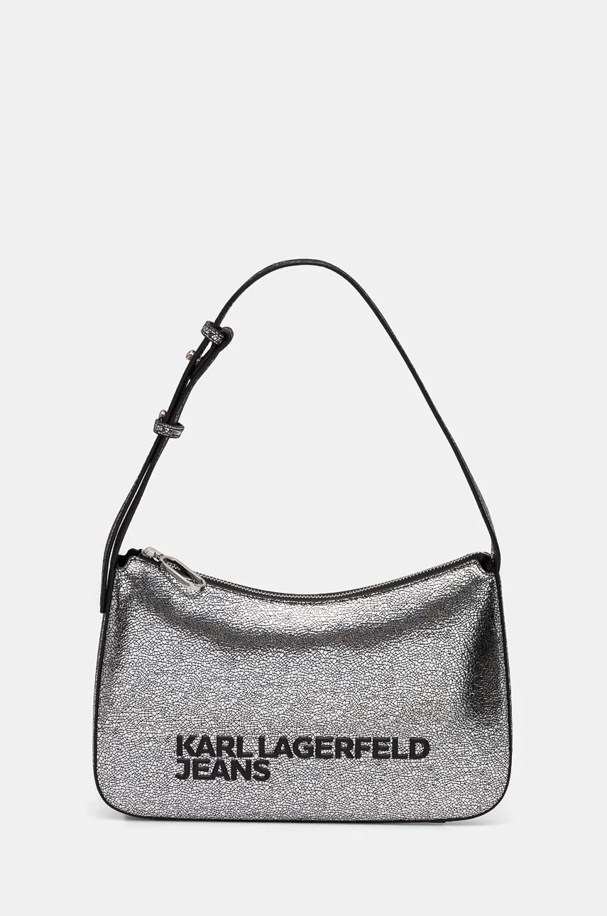 

Чанта Karl Lagerfeld Jeans в сребристо 246J3054, Сребърен