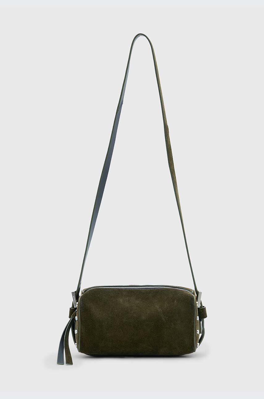 

Велурена чанта AllSaints MIRO в зелено W065XB, Зелен