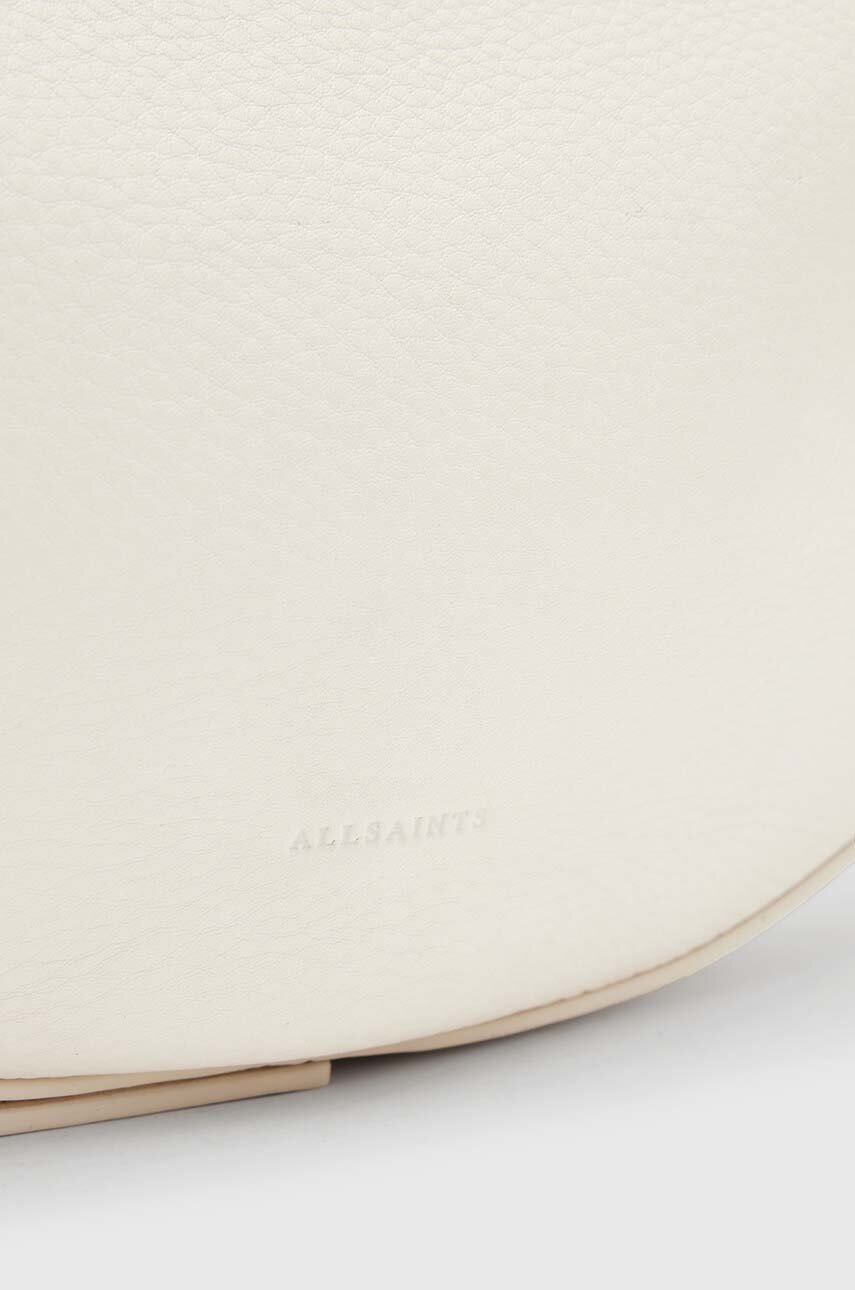Δερμάτινη τσάντα AllSaints HALF MOON φωτογραφία