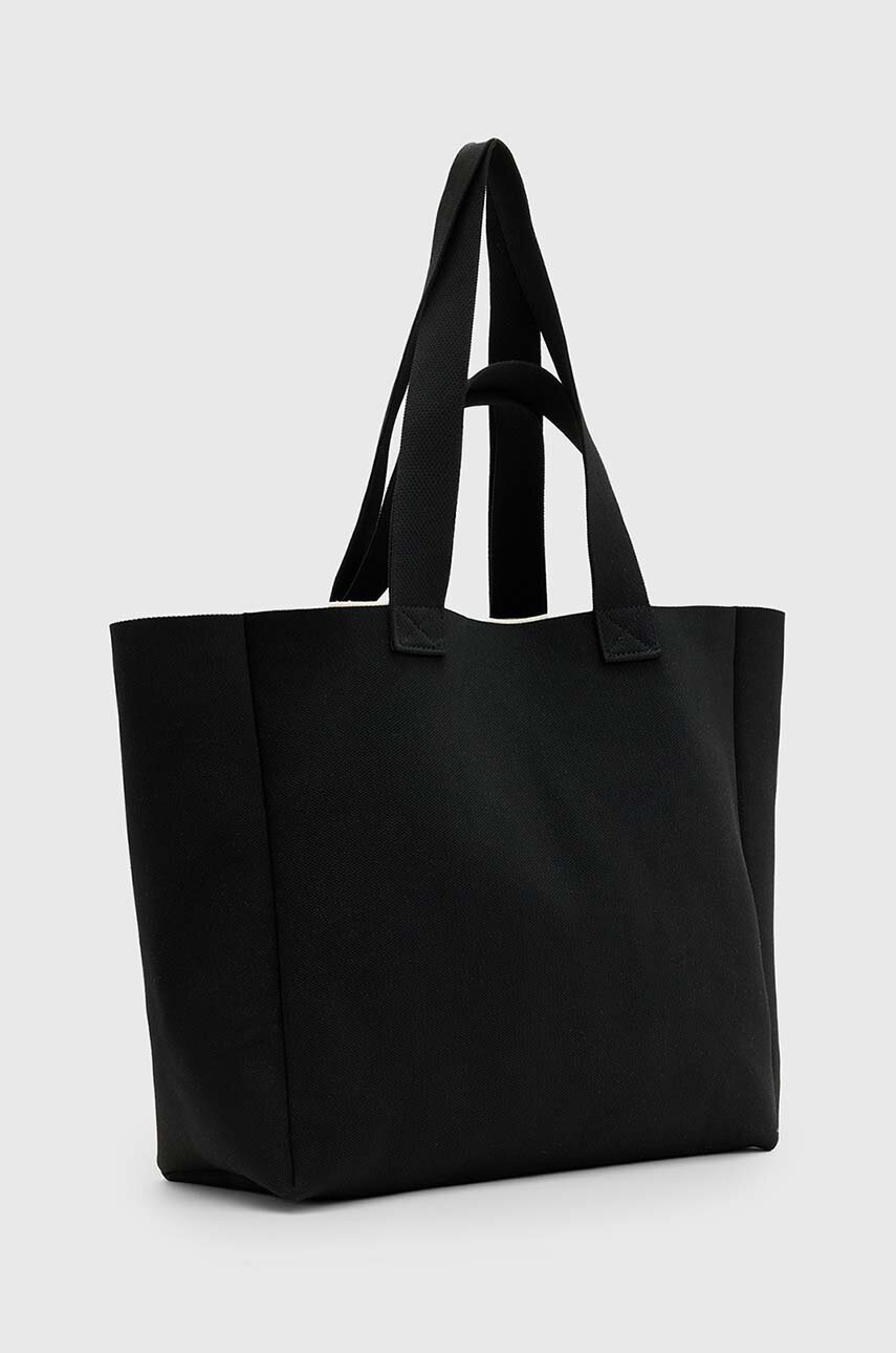 Τσάντα AllSaints IZZY χρώμα: μαύρο, W311XB φωτογραφία