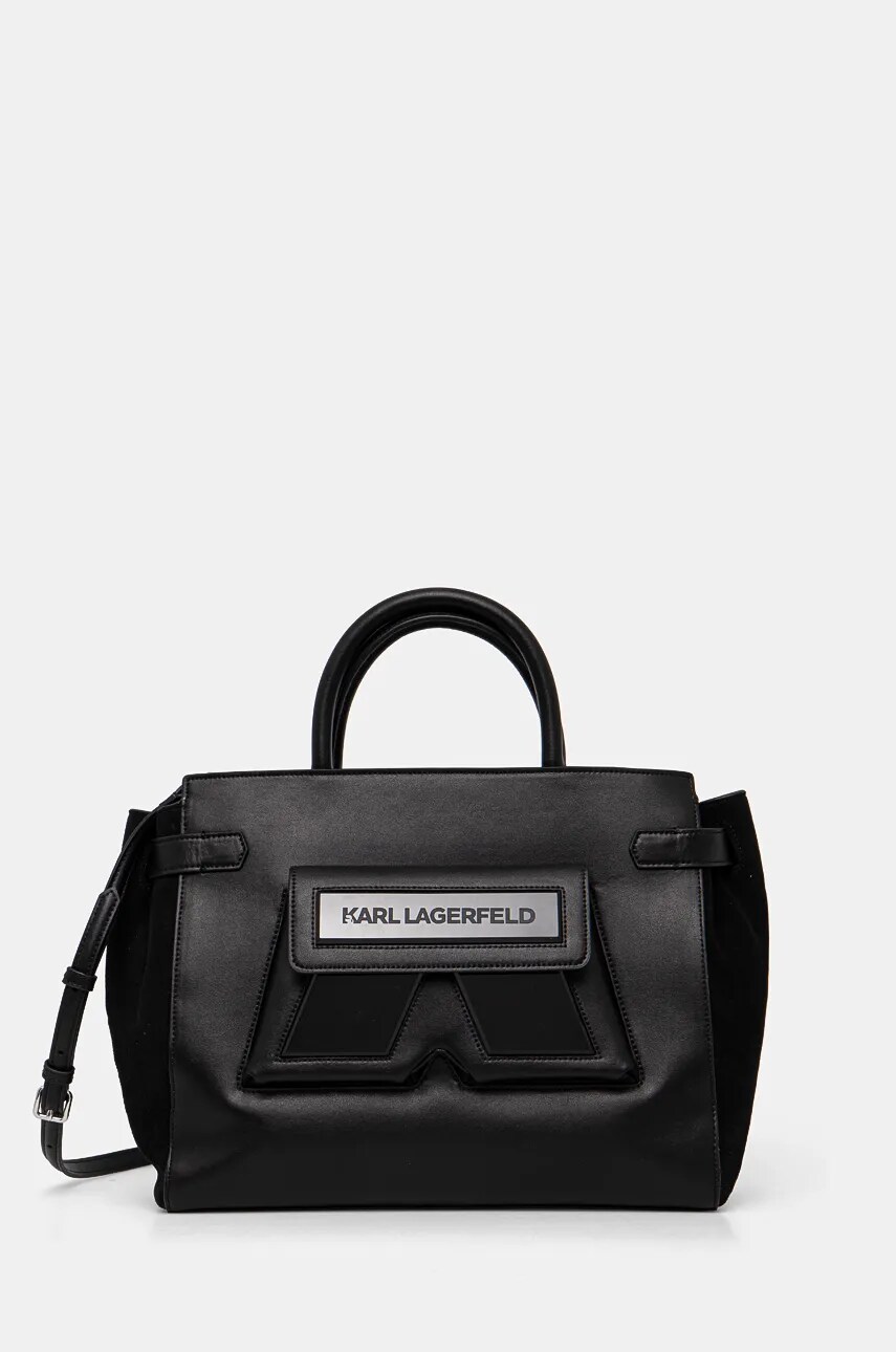 Karl Lagerfeld poseta culoarea negru, 246W3054