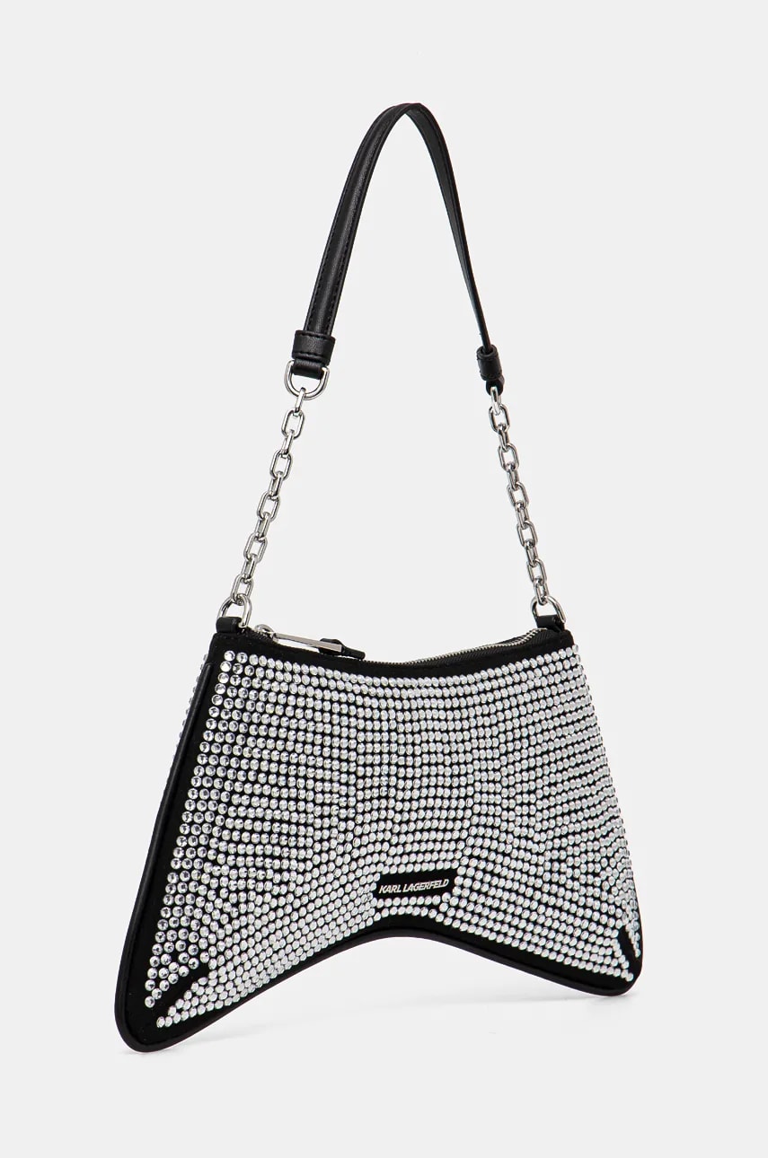 Сумочка Karl Lagerfeld цвет серебрянный 246W3026 Сумочка Karl Lagerfeld цвет серебрянный 246W3026