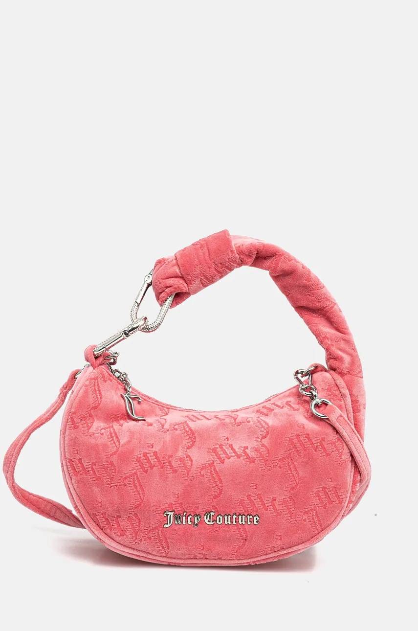 

Кадифена чанта Juicy Couture Blossom в розово BIJL55311WYYJB3, Розов