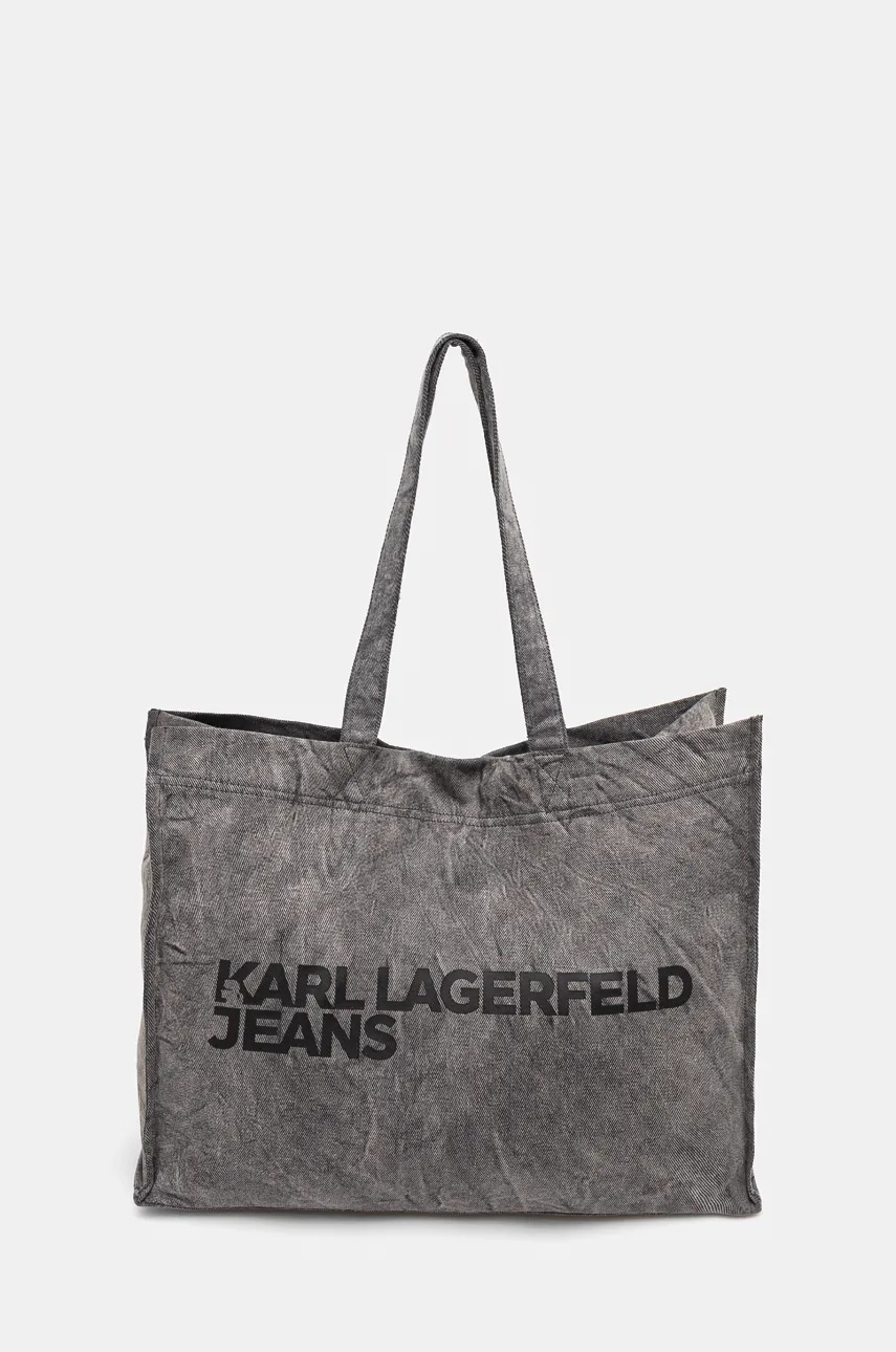 

Чанта Karl Lagerfeld Jeans в сиво 246J3047, Сив