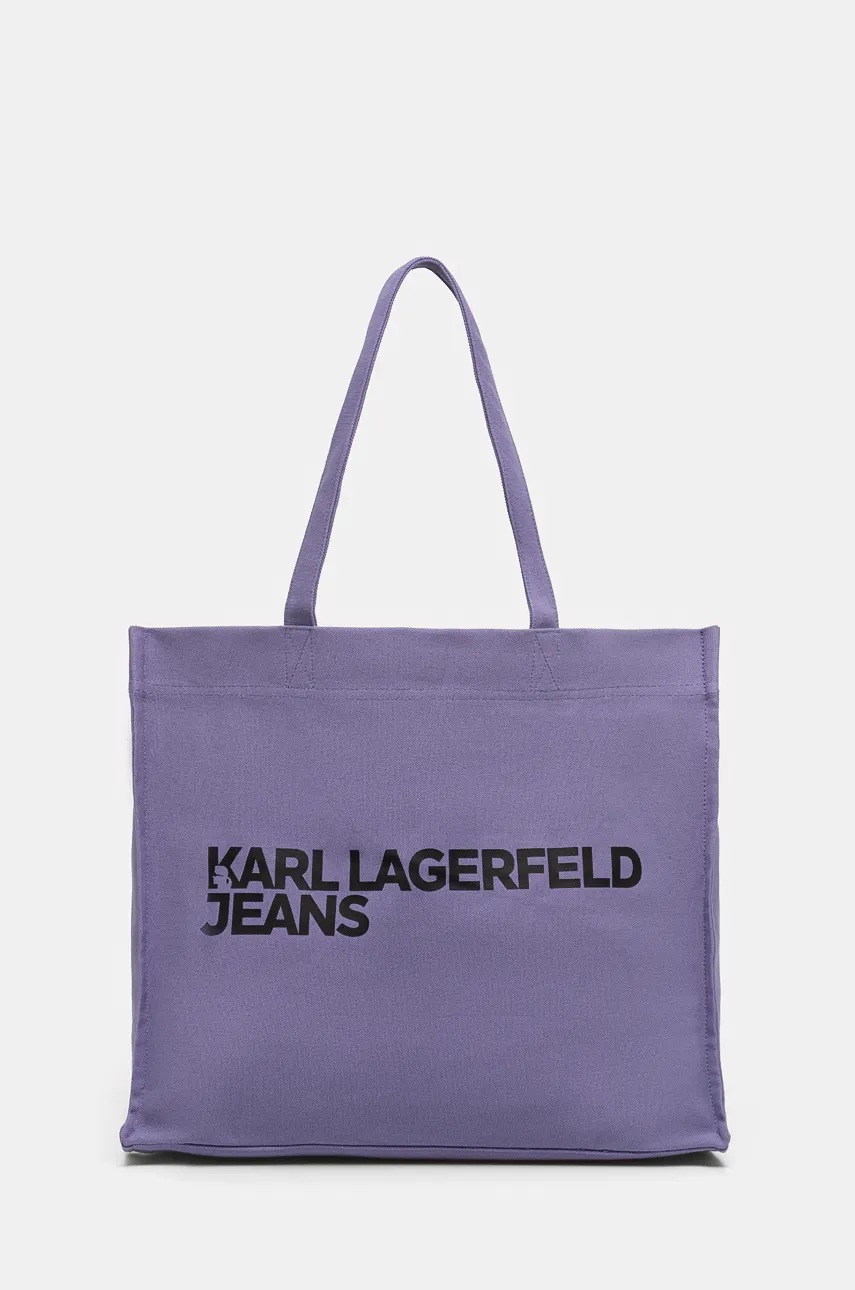 

Чанта Karl Lagerfeld Jeans в лилаво 246J3090, Виолетов