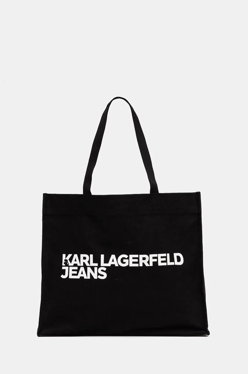 

Чанта Karl Lagerfeld Jeans в черно 246J3090, Черен