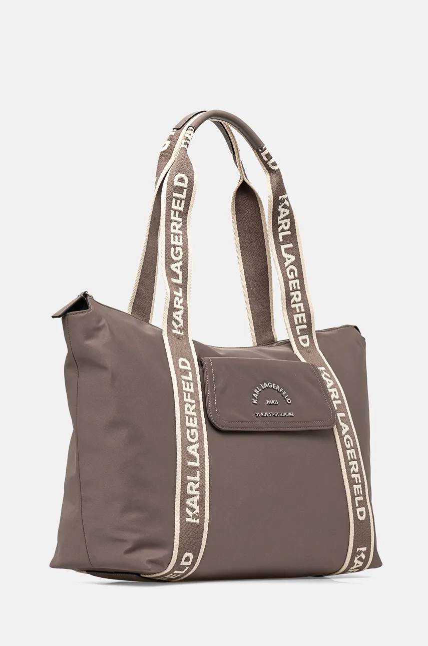 Сумочка Karl Lagerfeld цвет серый 246W3068 Сумочка Karl Lagerfeld цвет серый 246W3068