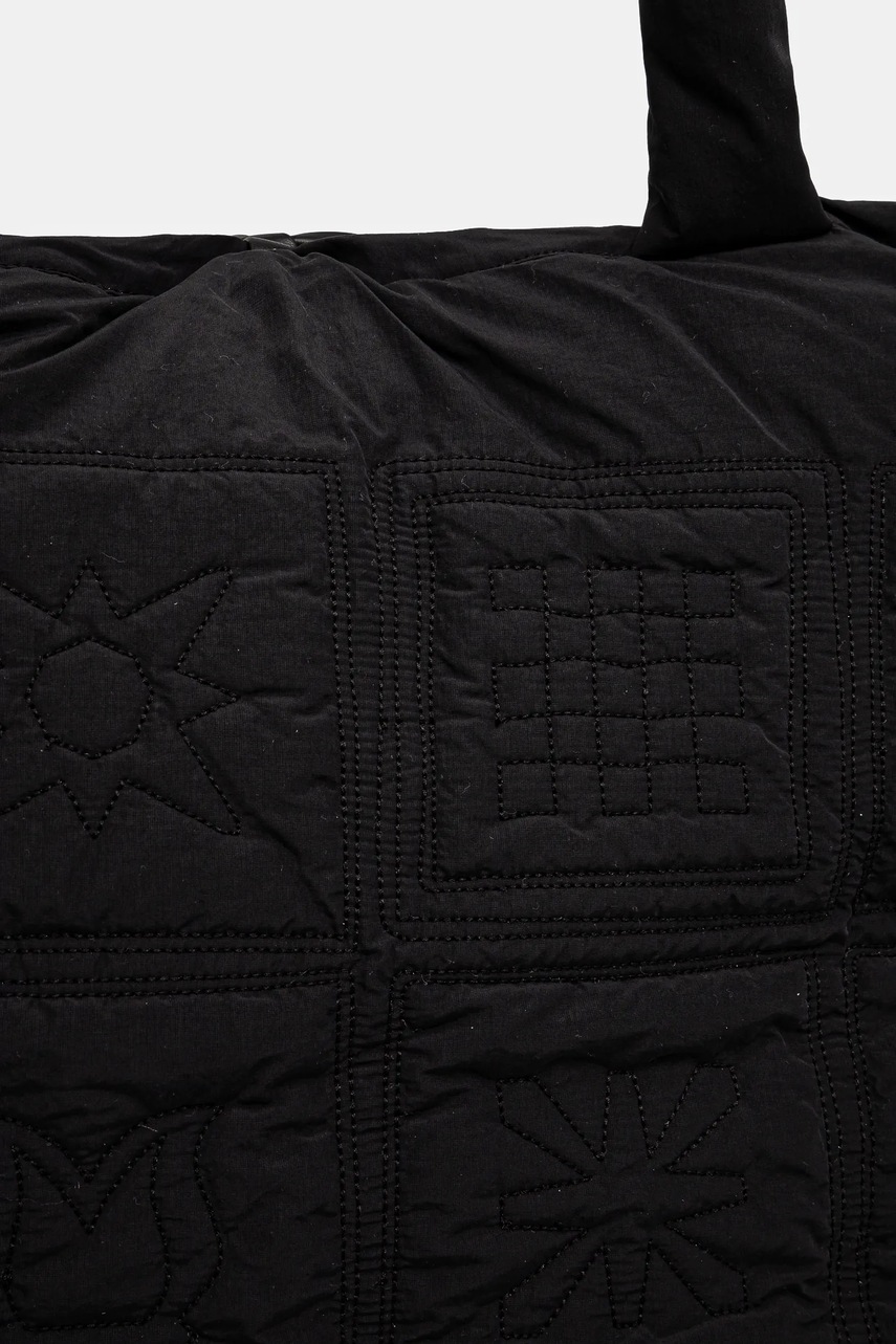 Τσάντα Nanushka SOFT TOTE χρώμα: μαύρο, NU24FWBT12451 φωτογραφία