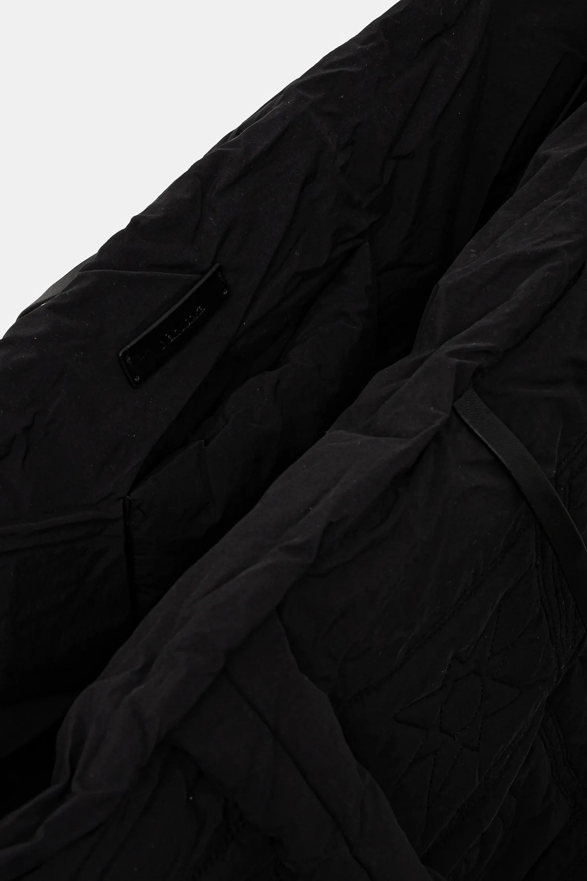 Τσάντα Nanushka SOFT TOTE χρώμα: μαύρο, NU24FWBT12451 φωτογραφία