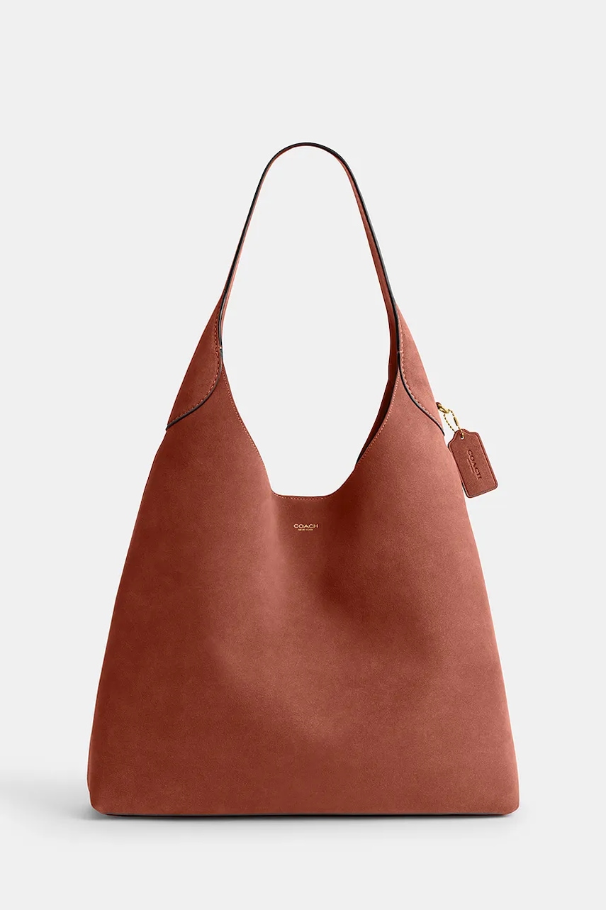 Coach τσάντα shopper γυναικεία δέρμα σουέτ Suade Brooklyn Shoulder Bag 39