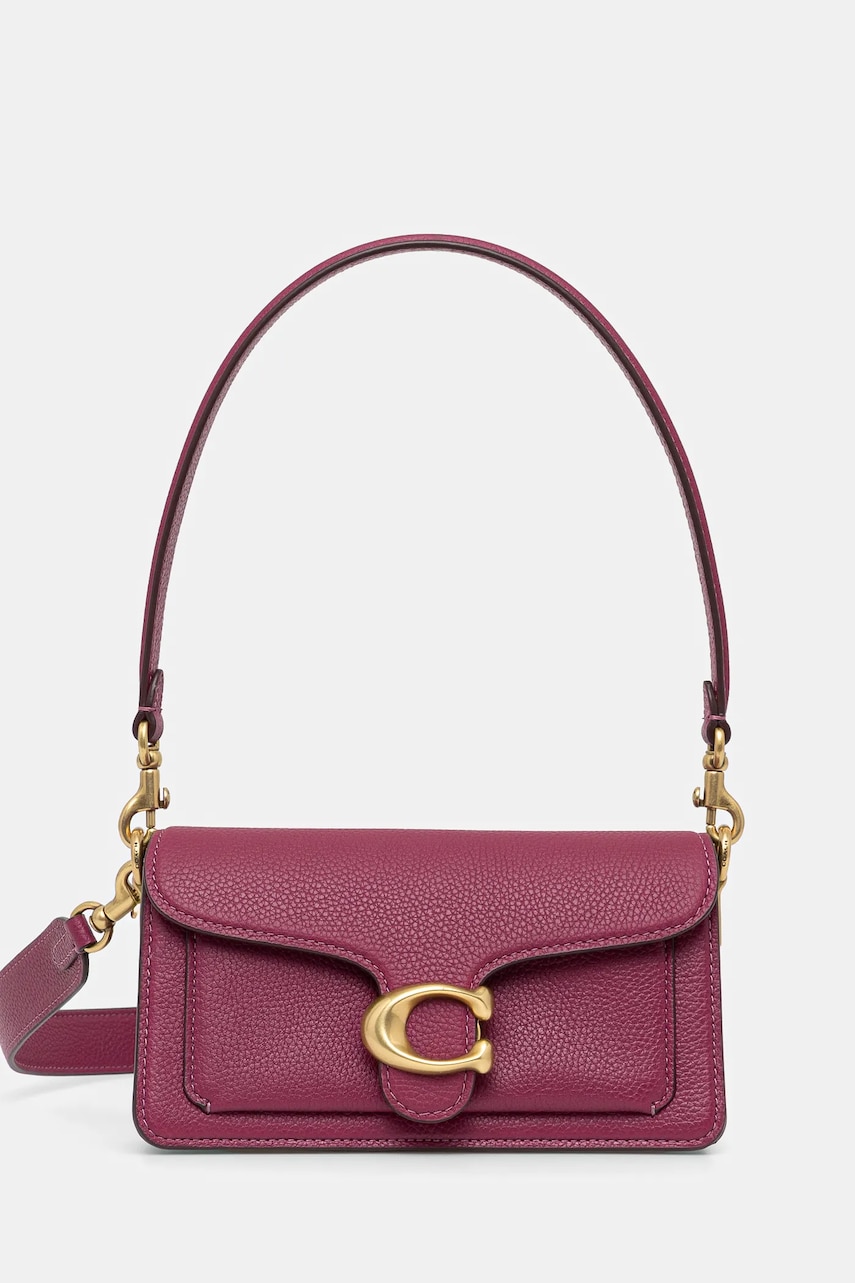 Coach poseta de piele Tabby culoarea roz, CY201