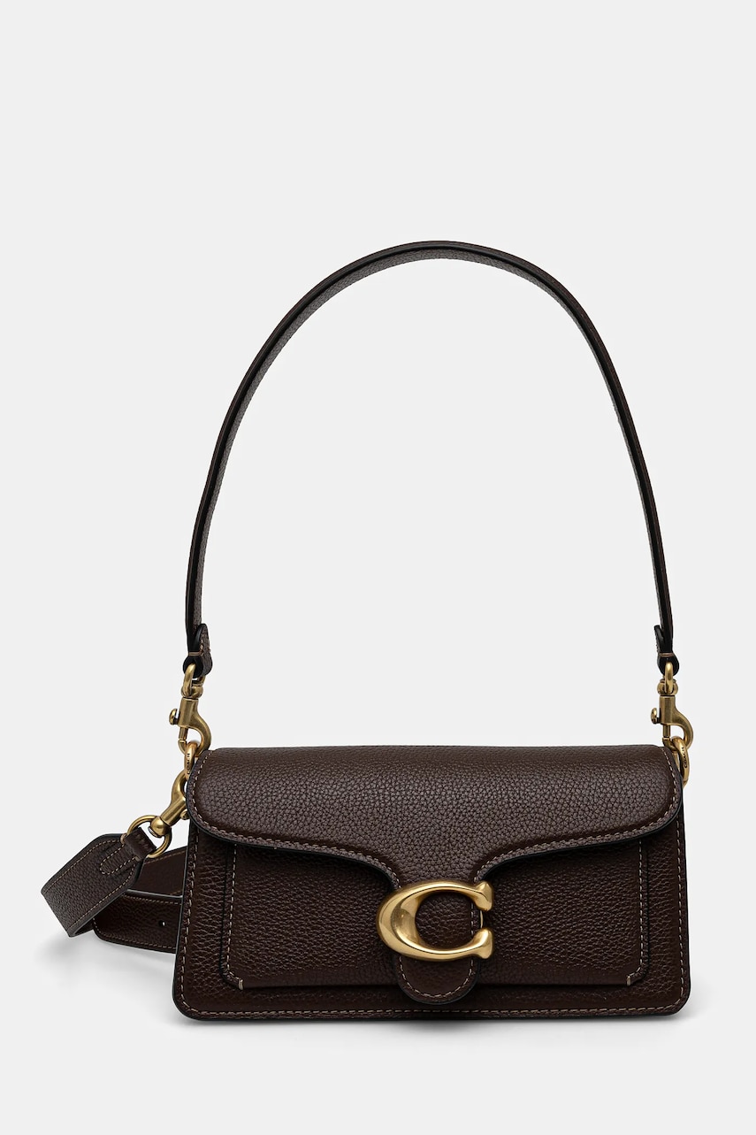 Coach poseta de piele Tabby culoarea maro, CY201 Coach poseta de piele Tabby culoarea maro, CY201