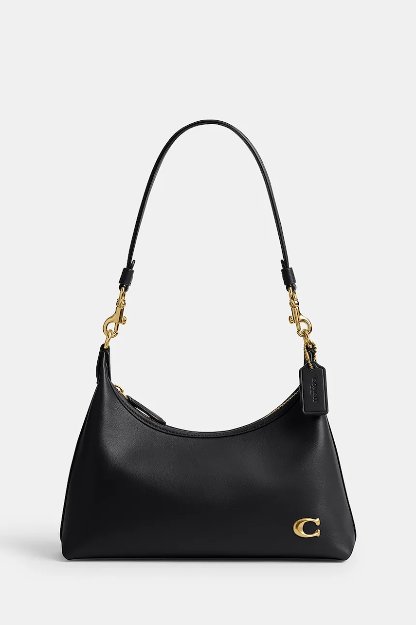 Coach poșetă de piele Juliet culoarea bej, CW640