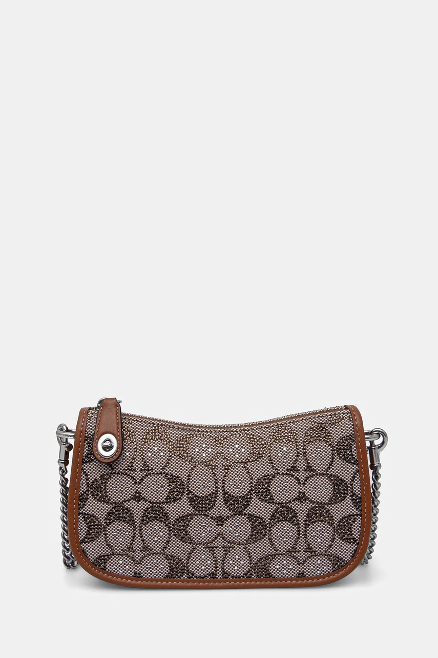 Coach poseta Swinger culoarea maro, CW568