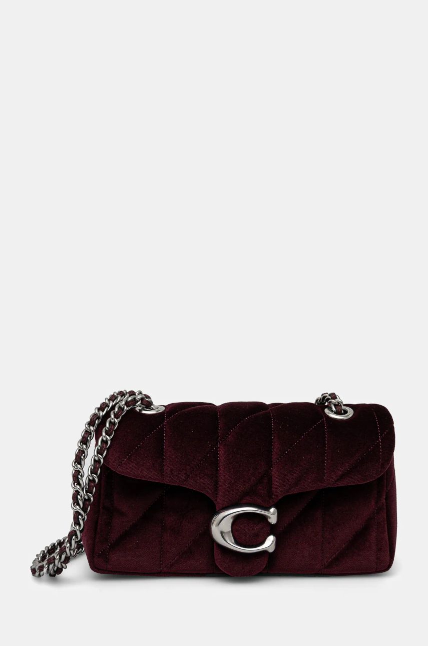 Coach poseta Tabby culoarea bordo, CW608