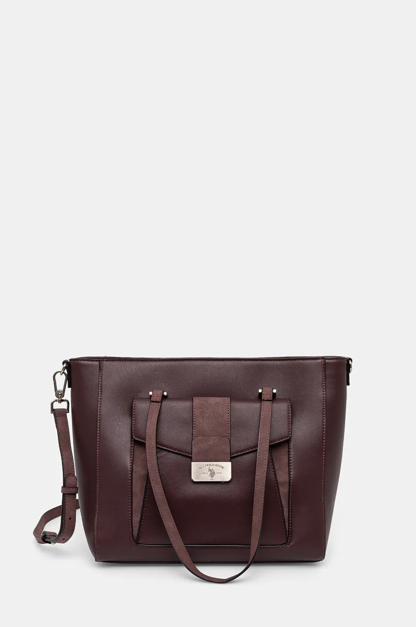 U.S. Polo Assn. poseta Romantic culoarea violet, BIUR08422WVP U.S. Polo Assn. poseta Romantic culoarea violet, BIUR08422WVP