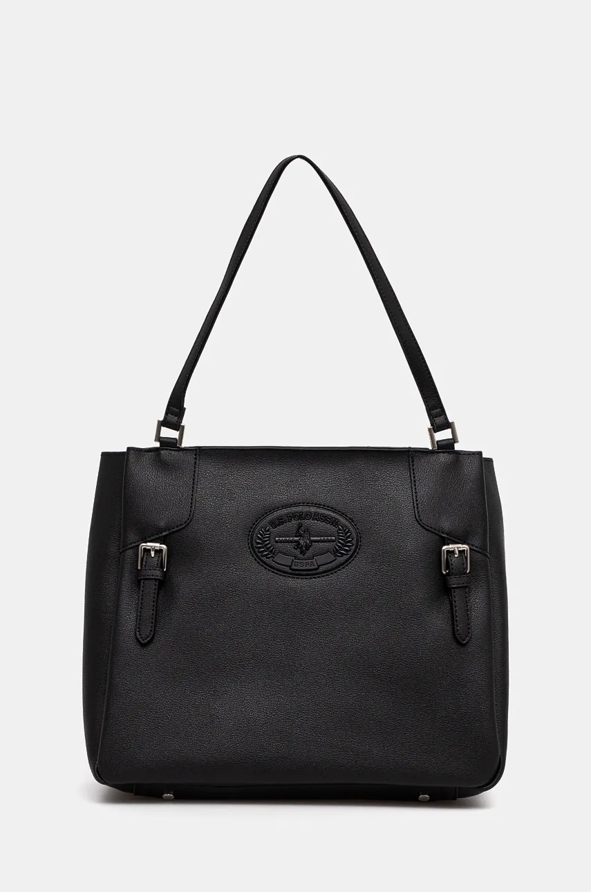 U.S. Polo Assn. poseta Retro culoarea negru, BIURQ8430WVW U.S. Polo Assn. poseta Retro culoarea negru, BIURQ8430WVW