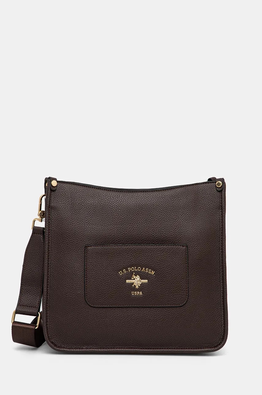 U.S. Polo Assn. poseta Stanford culoarea maro, BEUSS6368WVP U.S. Polo Assn. poseta Stanford culoarea maro, BEUSS6368WVP