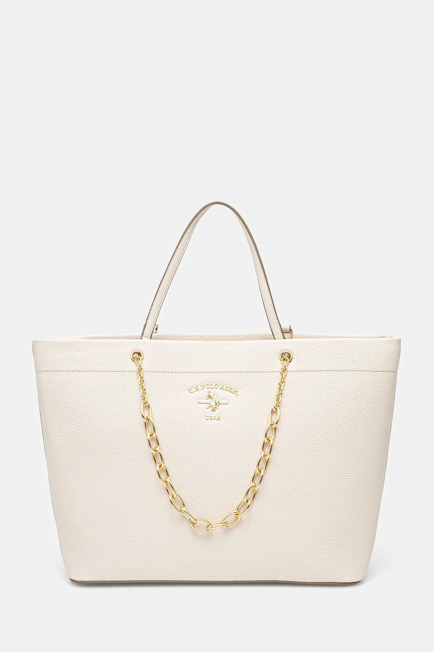 U.S. Polo Assn. poseta Stanford culoarea bej, BEUSS6369WVP