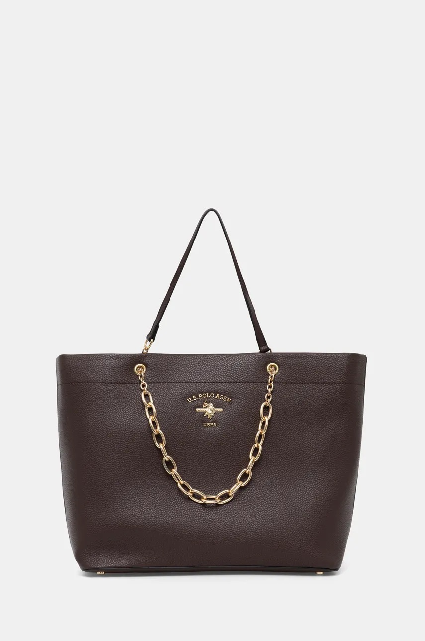 

Чанта U.S. Polo Assn. Stanford в кафяво BEUSS6369WVP, Кафяв