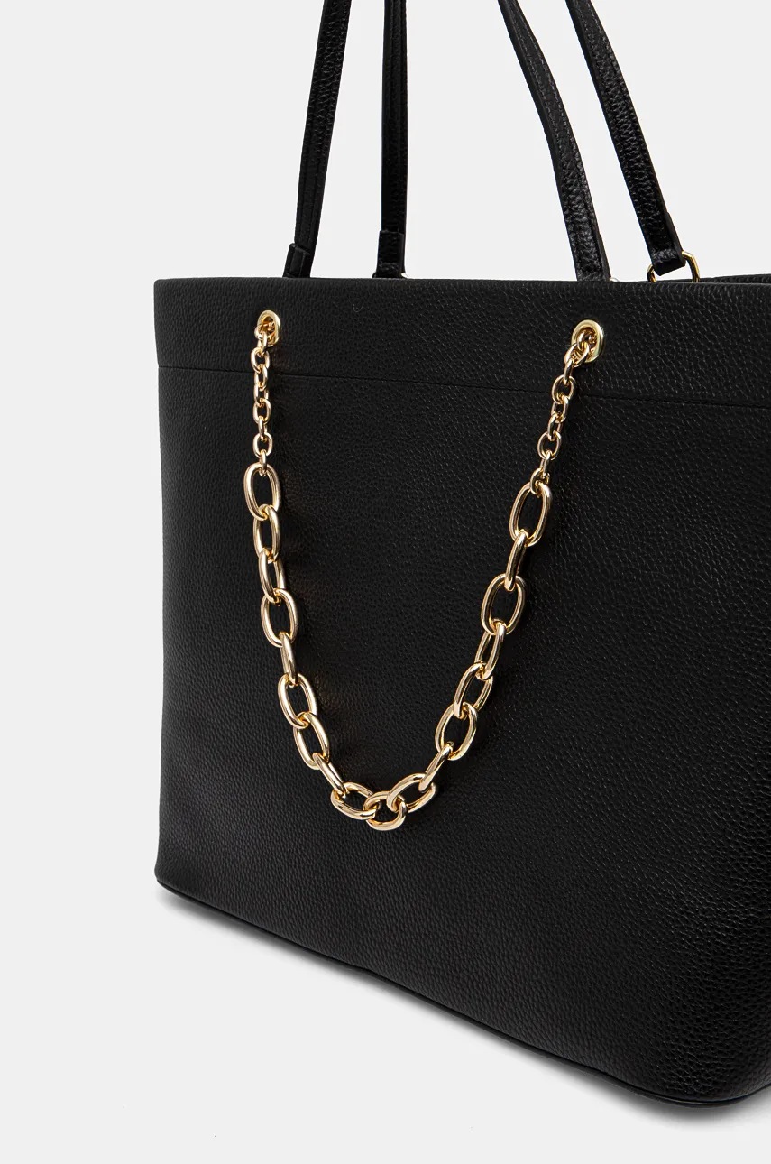 Τσάντα U.S. Polo Assn. Stanford χρώμα: μαύρο, BEUSS6369WVP φωτογραφία