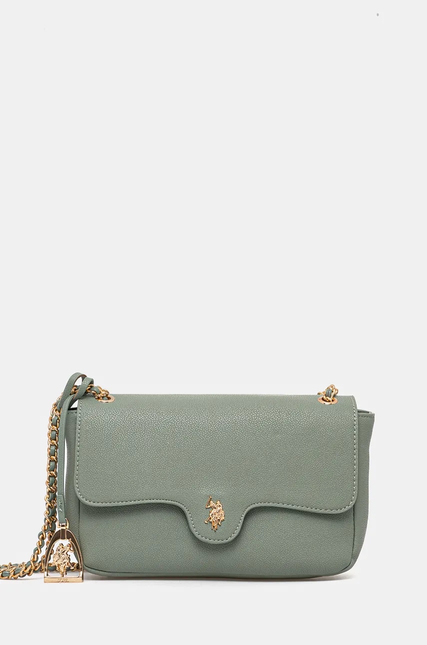 U.S. Polo Assn. poseta Jones culoarea verde, BIUJE8386WVP U.S. Polo Assn. poseta Jones culoarea verde, BIUJE8386WVP